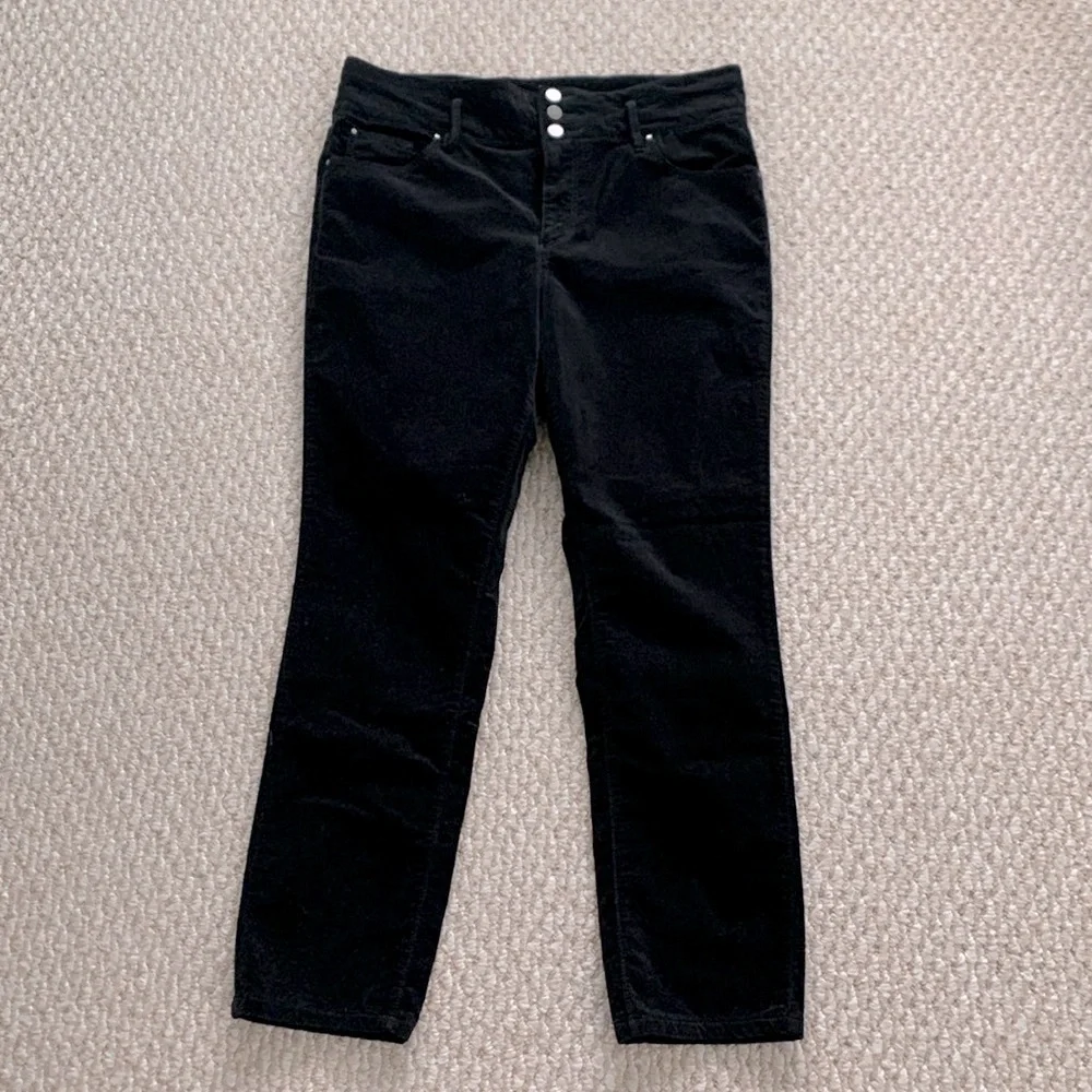 Ann Taylor High Rise Uncut Corduroy Curvy Skinny Pant